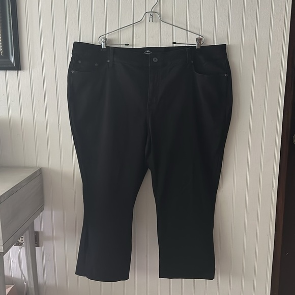St. John’s Bay Black Straight Leg Jeans sz 24W - Picture 3 of 10